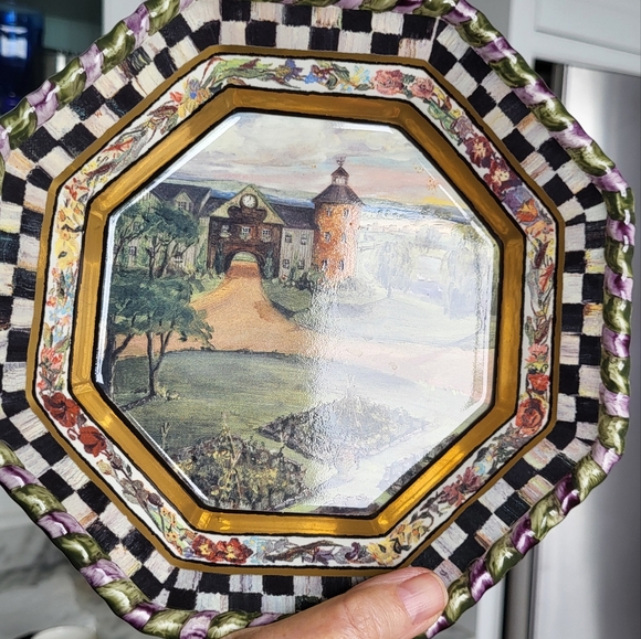 MacKenzie-Childs MacLachlan 8 Sided  Dish - Picture 2 of 9